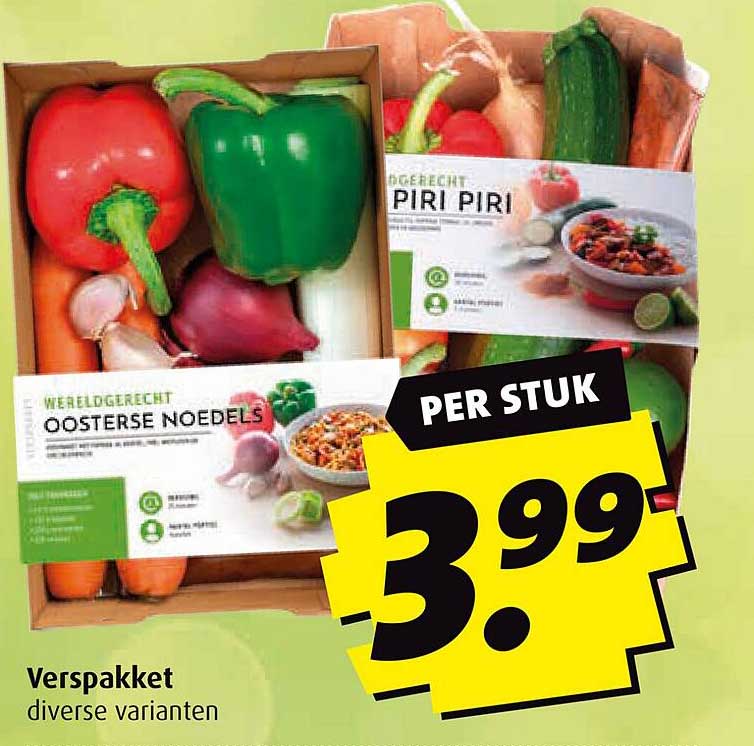 Verspakket diverse varianten