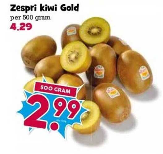 Zespri kiwi Gold per 500 gram