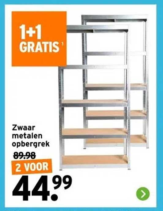 Zwaar metalen opbergrek