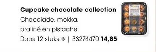 Cupcake chocolate collection