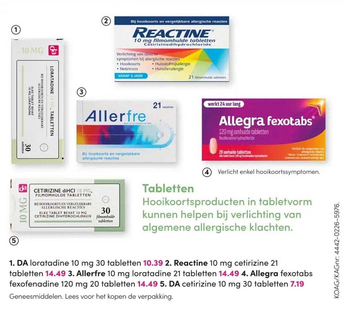 DA loratadine 10 mg 30 tabletten