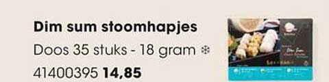 Dim sum stoomhapjes