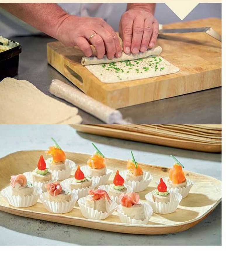 Fingerfood wraps