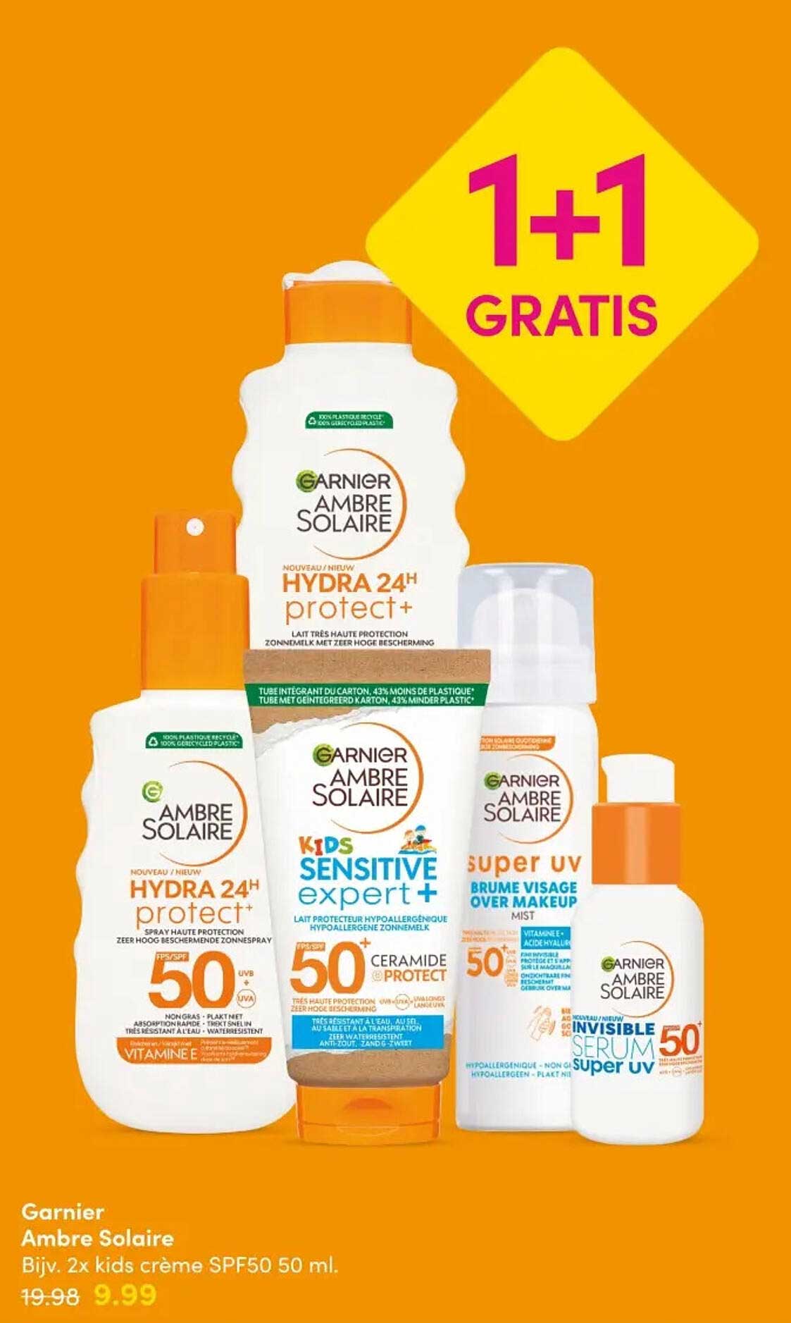 Garnier Ambre Solaire 1+1 GRATIS