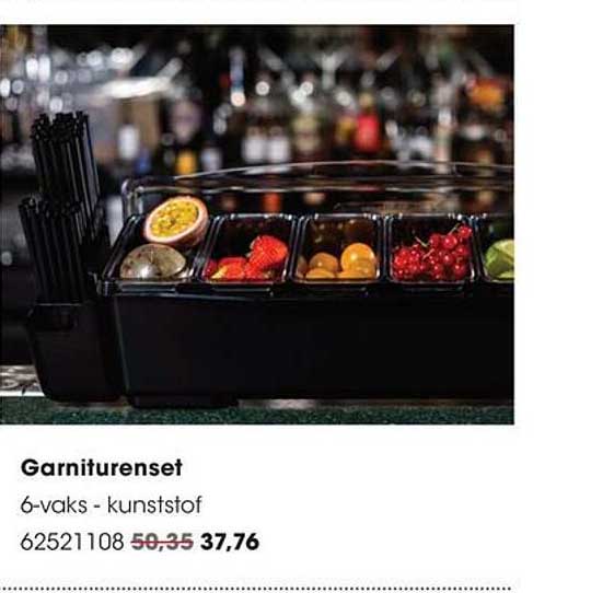 Garniturenset 6-vaks - kunststof
