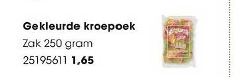 Gekleurde kroepoek