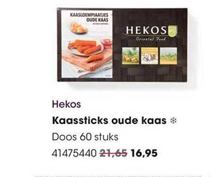 Hekos Kaassticks oude kaas