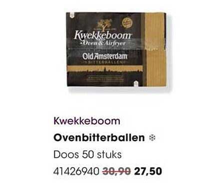 Kwekkeboom Ovenbitterballen