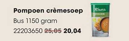 Pompoen crèmesoep
