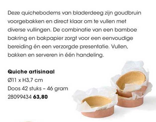 Quiche artisinal