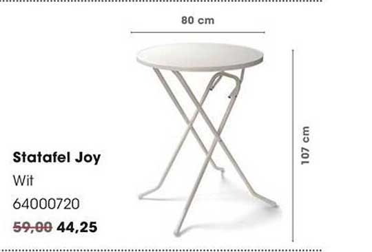 Statafel Joy Wit