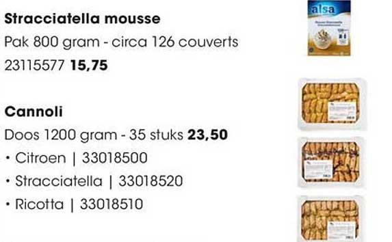 Stracciatella mousse