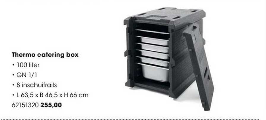 Thermo catering box