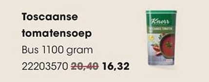 Toscaanse tomatensoep Bus 1100 gram