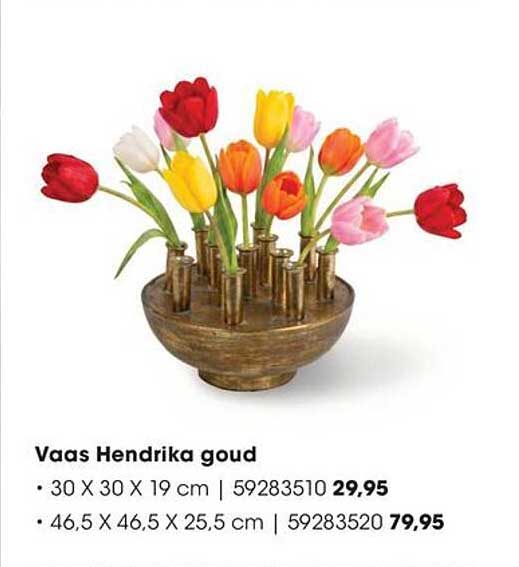 Vaas Hendrika goud
