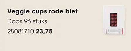 Veggie cups rode biet