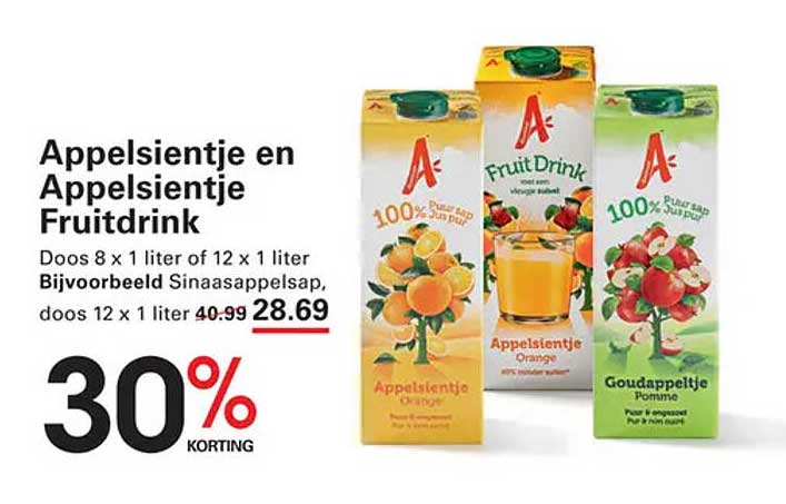 Appelsientje en Appelsientje Fruitdrink