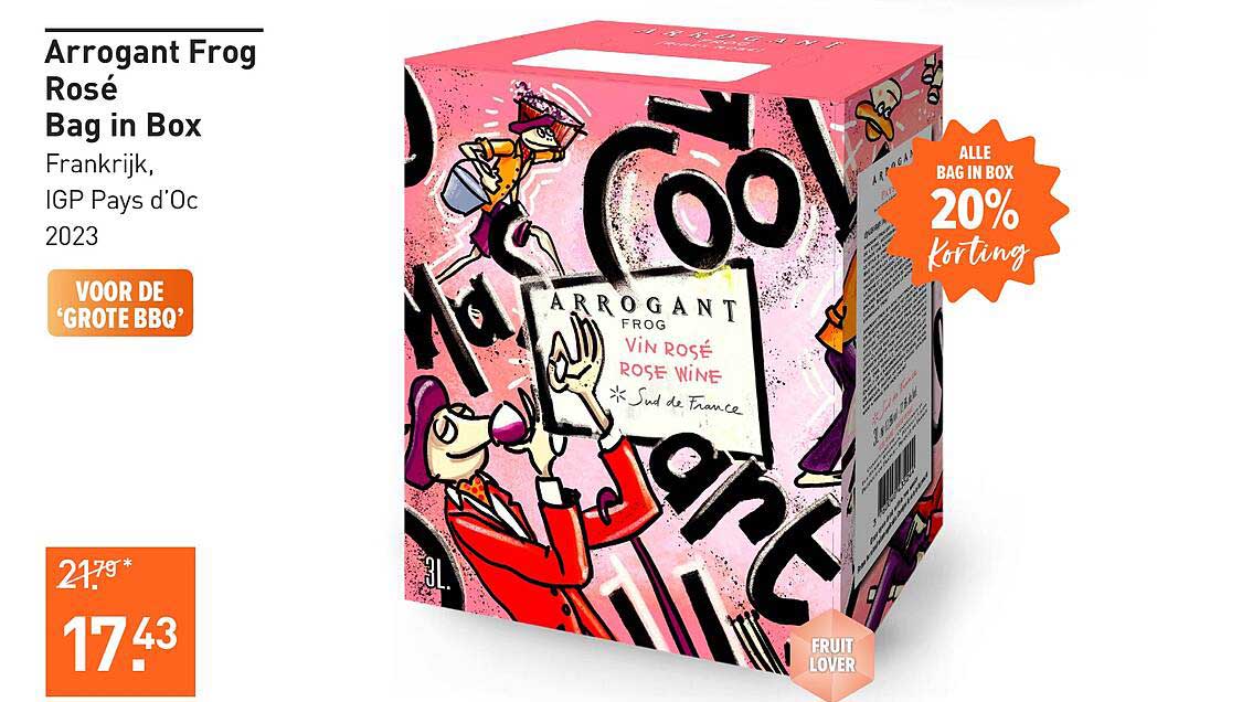 Arrogant Frog Rosé Bag in Box