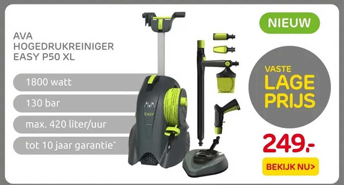 AVA HOGEDRUKREINIGER EASY P50 XL