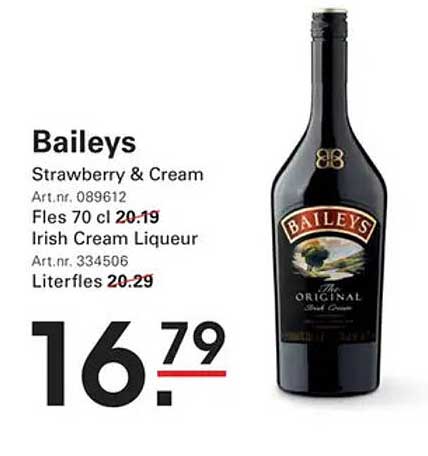Baileys Strawberry & Cream 70 cl