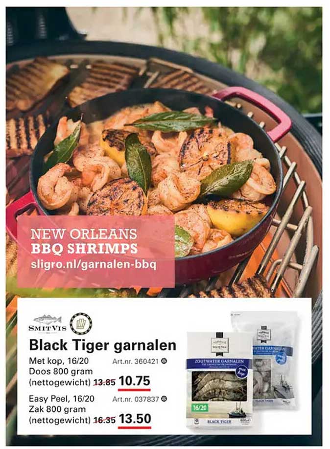 Black Tiger garnalen