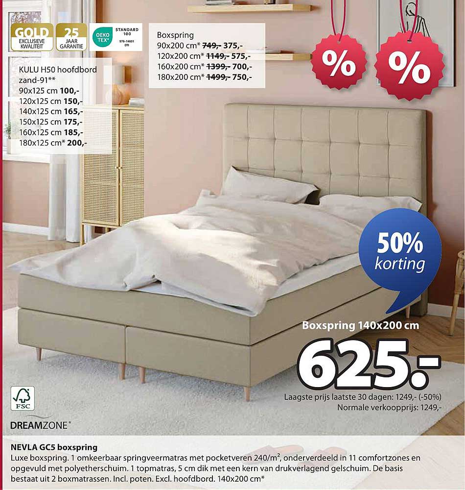 Boxspring 140x200 cm