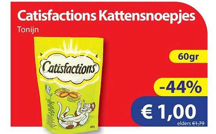 Catisfactions Katten Snoepjes Tonijn
