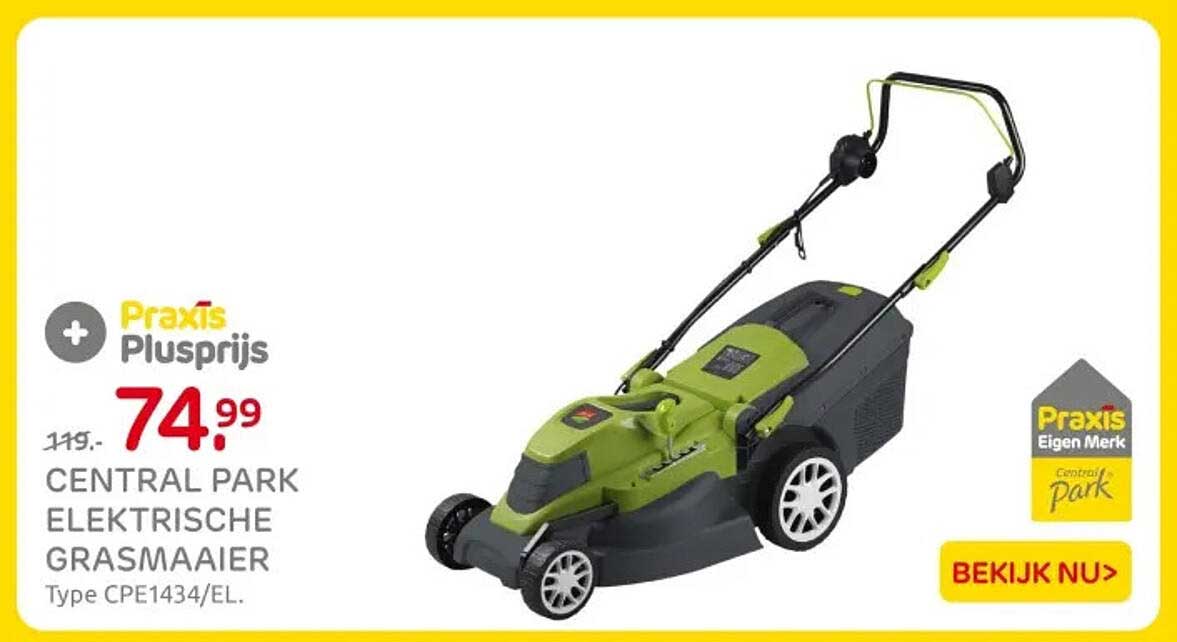 CENTRAL PARK ELEKTRISCHE GRASMAAIER