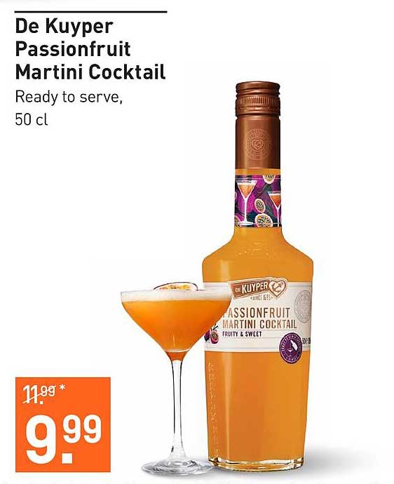 De Kuyper Passionfruit Martini Cocktail