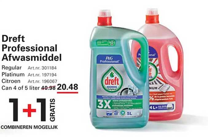 Dreft Professional Afwasmiddel