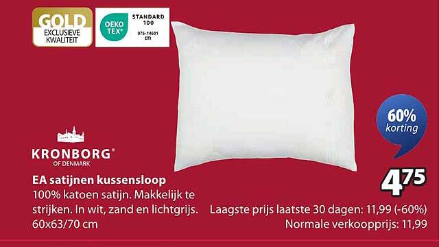 EA satijnen kussensloop