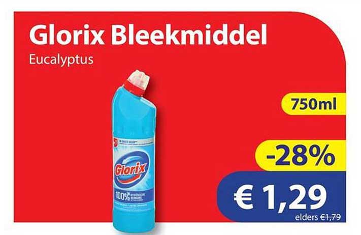 Glorix Bleekmiddel Eucalyptus 750ml