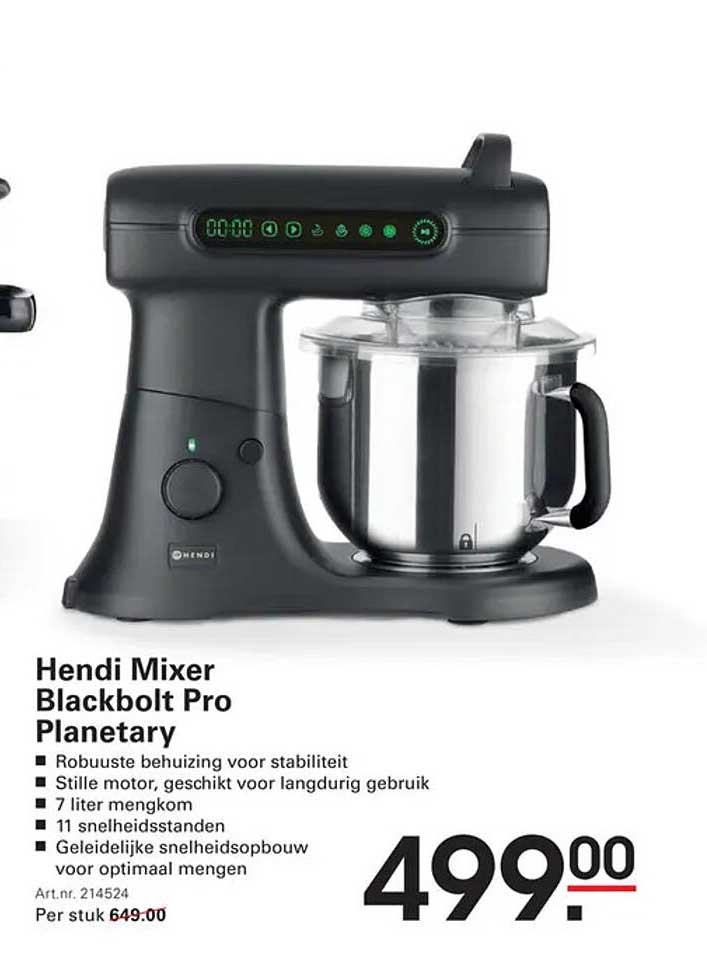 Hendi Mixer Blackbolt Pro Planetary