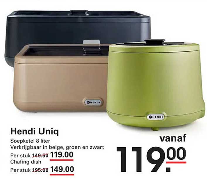 Hendi Uniq Soepketel 8 liter