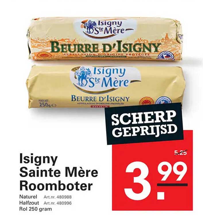 Isigny Sainte Mère Roomboter