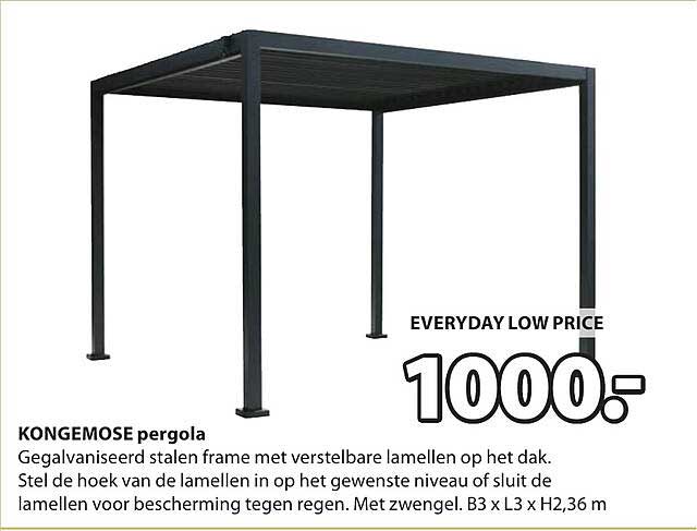 KONGEMOSE pergola