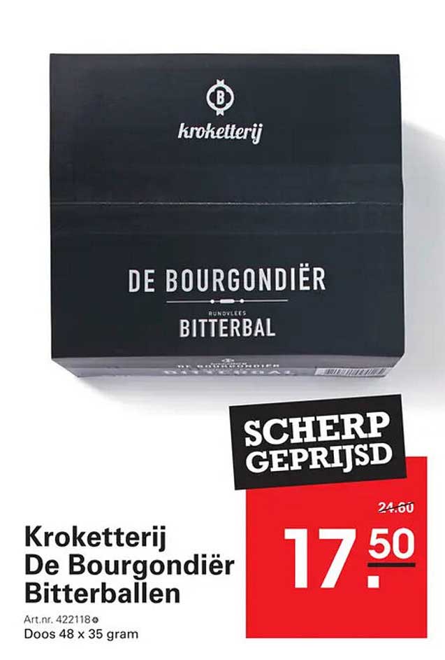 Kroketterij De Bourgondiër Bitterballen