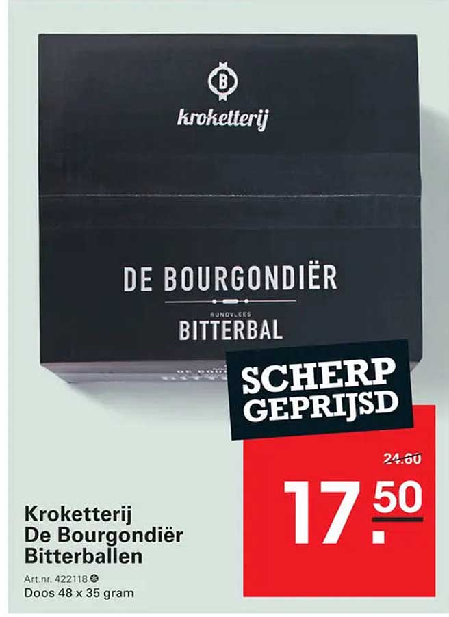 Kroketterij De Bourgondiër Bitterballen