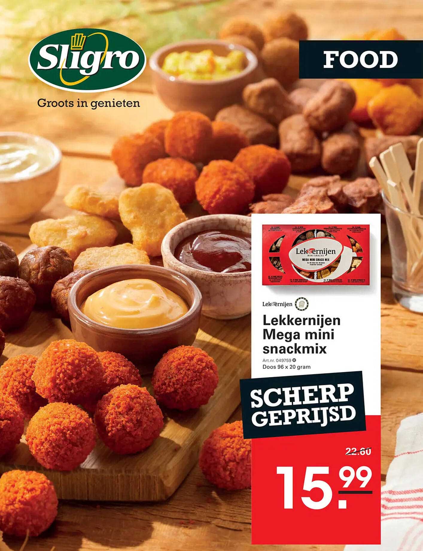 Lekkerijen Mega mini snackmix