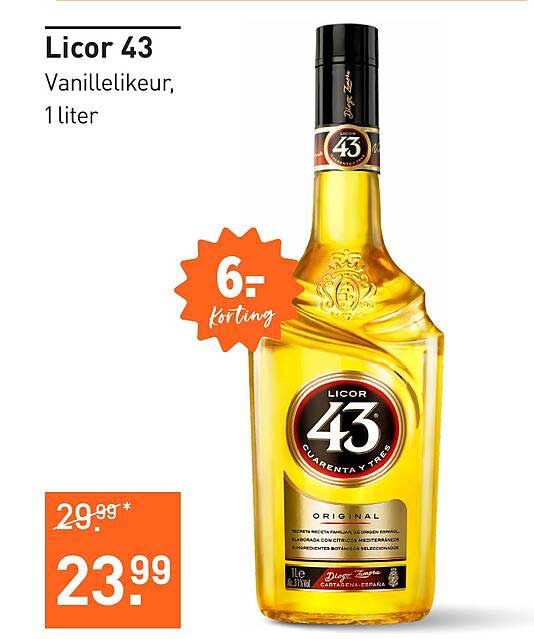 Licor 43 Vanillelikeur, 1 liter