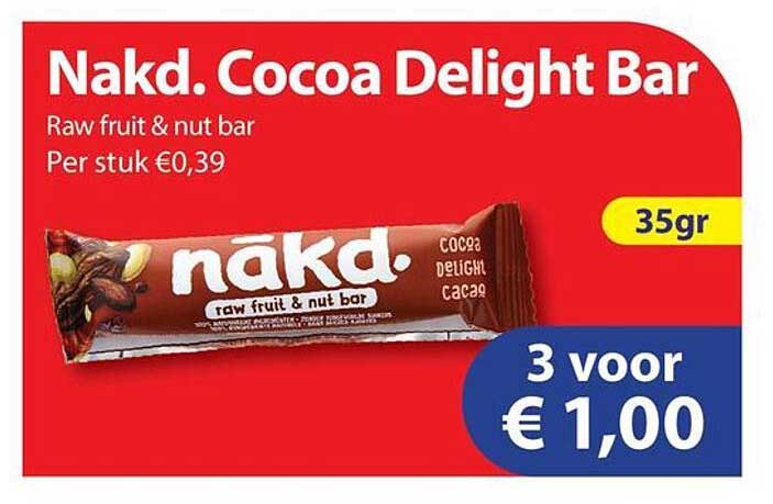 Nakd. Cocoa Delight Bar