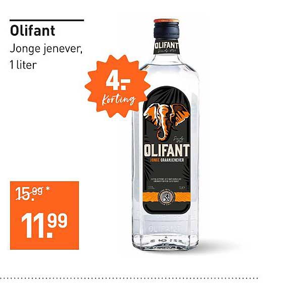 Olifant Jonge jenever, 1 liter