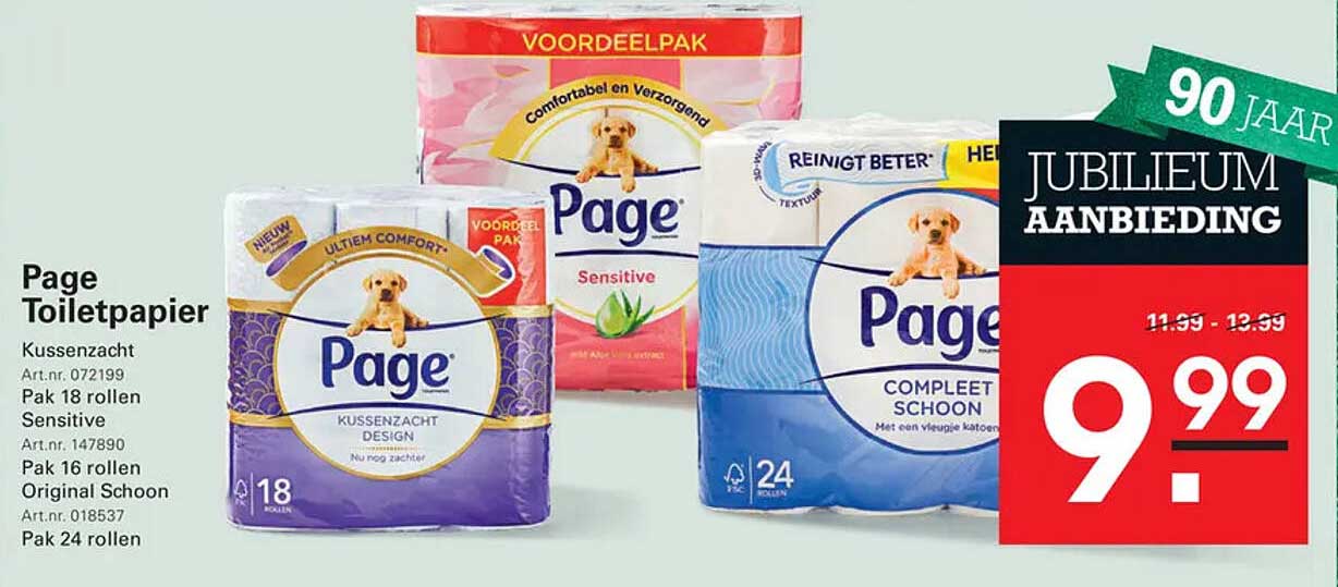 Page Toiletpapier