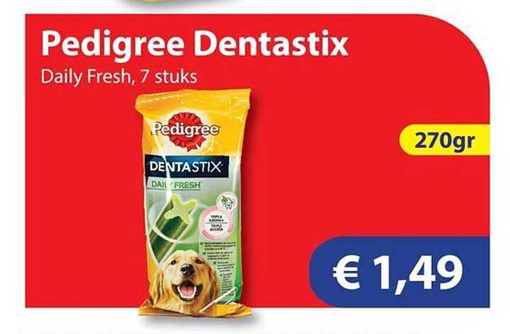 Pedigree Dentastix Daily Fresh, 7 stuks