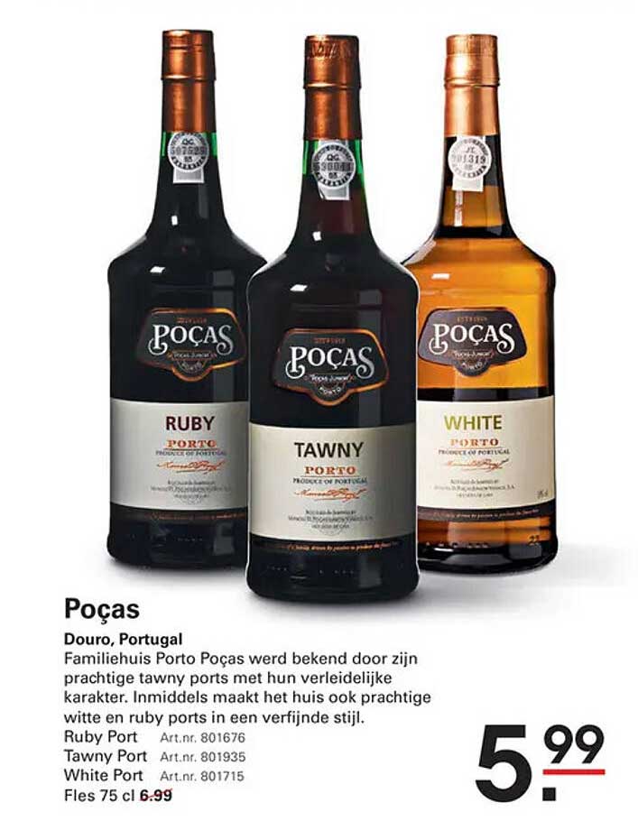 Pôças Douro, Portugal - Ruby, Tawny en White Port