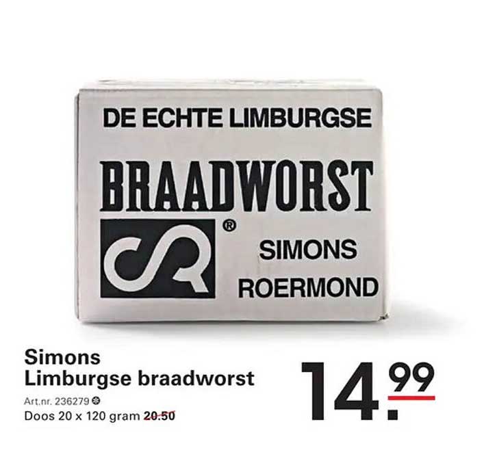 Simons Limburgse braadworst