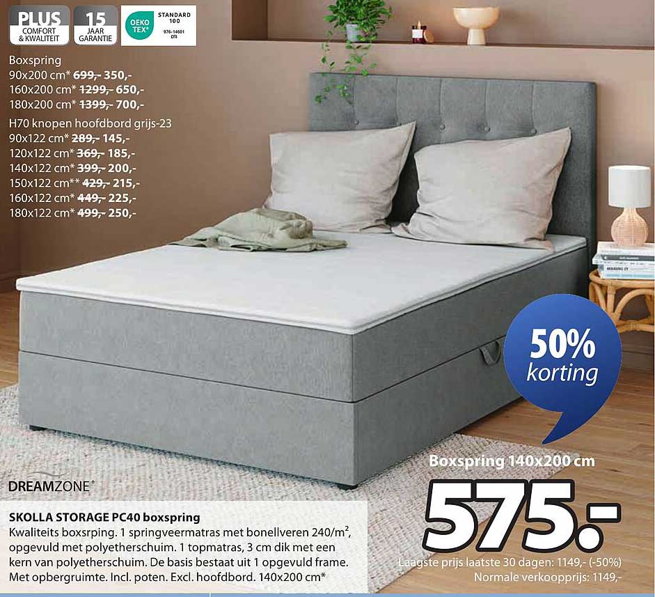 SKOLLA STORAGE PC40 boxspring