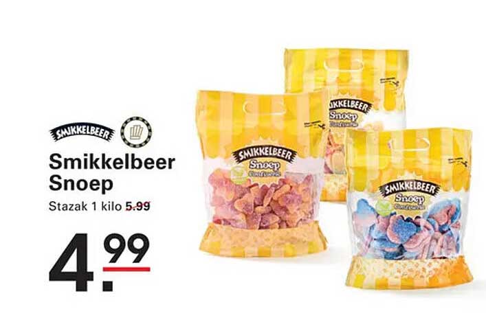 Smikkelbeer Snoep
