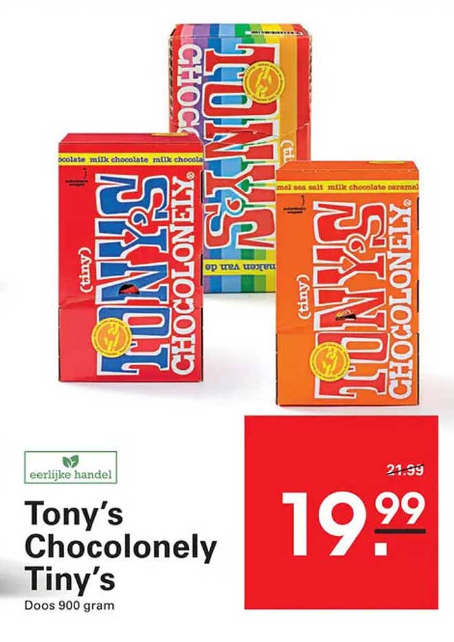 Tony's Chocolonely Tiny's Doos 900 gram