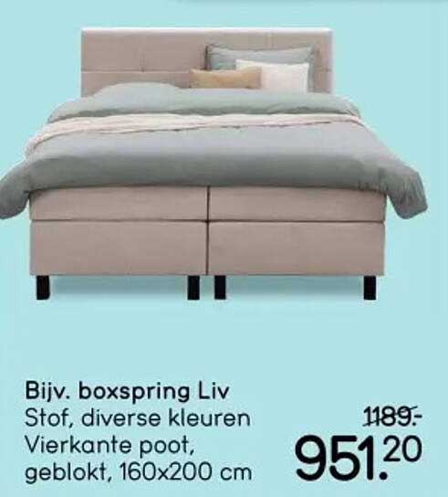 Bijv. boxspring Liv